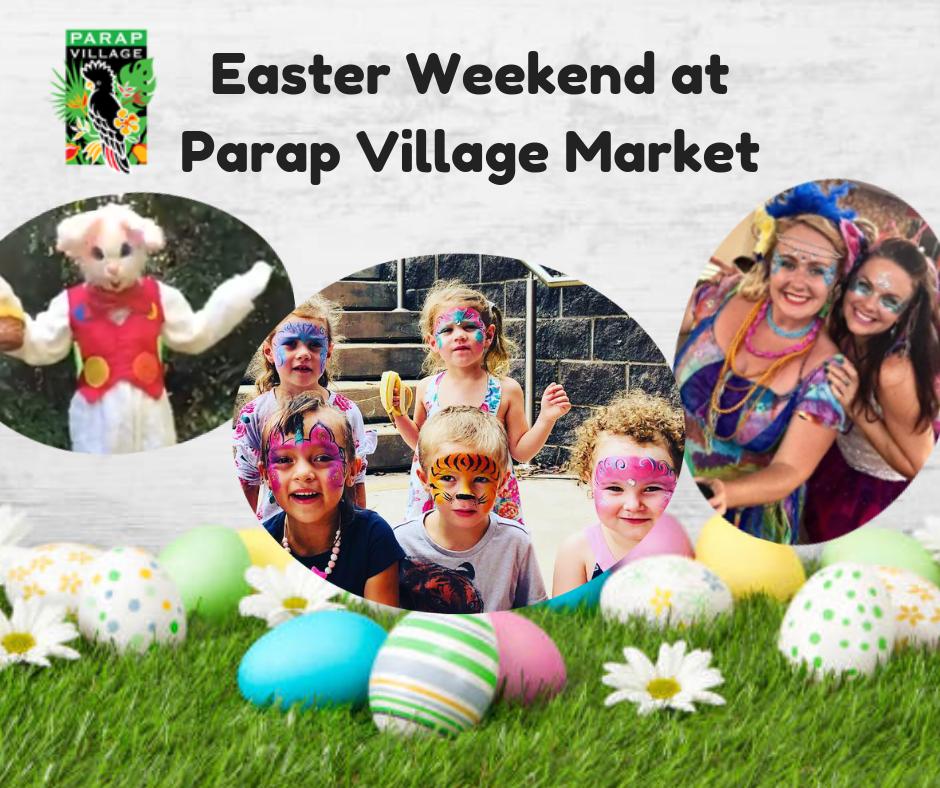 Easter bunny will be hoppin' around and Magic Megan will be at the market doing some face 
painting from 9-12pm. So come on down! Everyone will have a good time and we've got some 
sweet treat for the kids!

Were open on Saturday, 8am-2pm.