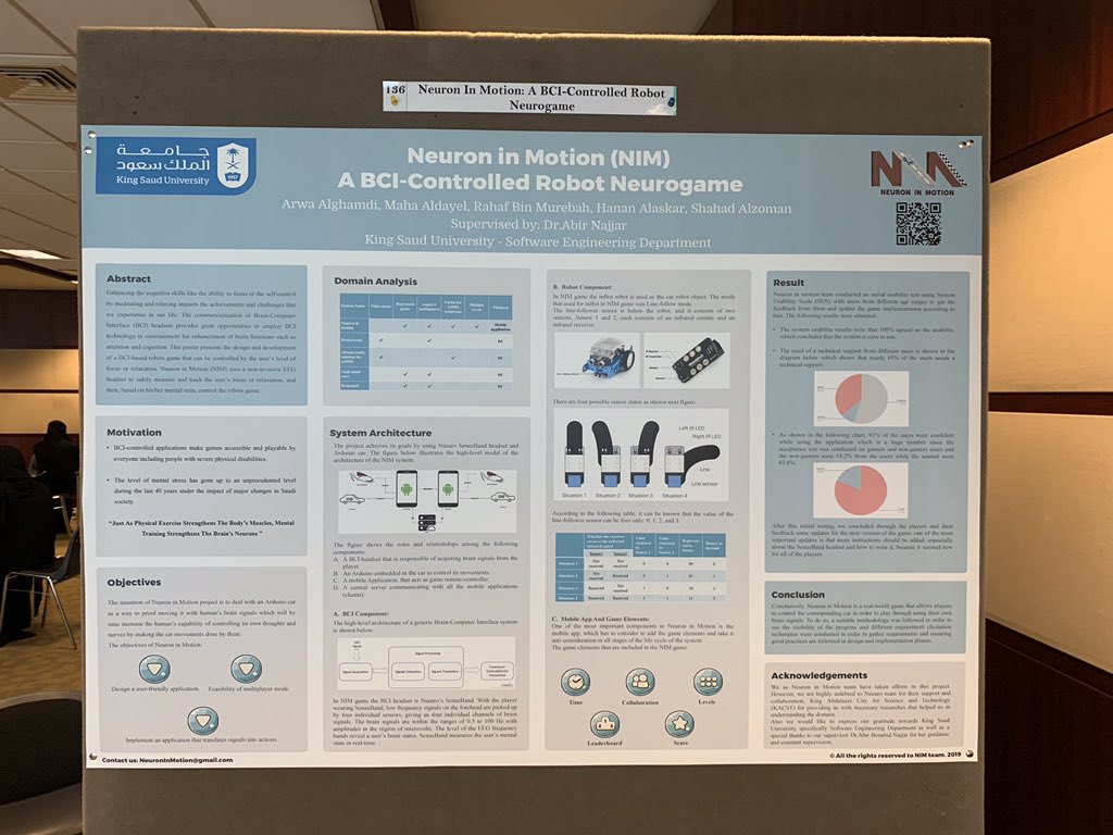 NeuronInMotion's tweet photo. We are honored to be presenting NIM in the 11th Annual Undergraduate Conference on Applied Computing which is held in Zayed University wish us luck 🙏🏻
#URC2019 @URC2019 https://t.co/wftVxnnvFq