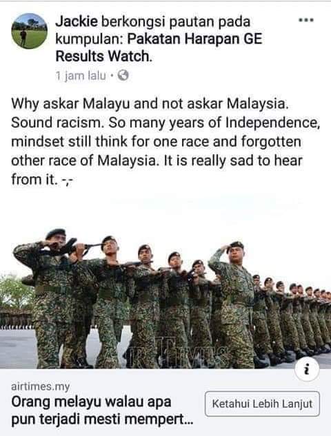 Haixat On Twitter My Fellow Non Malays Of Malaysians May I Give You All Some Explaination Of Why Rejimen Askar Melayu Diraja Is Named Like That And Been This Way Since Japs And