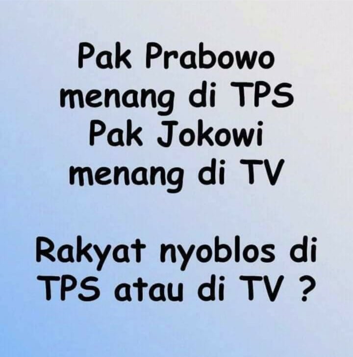 Semoga Cebong dan Kroninya Paham

#INAelectionObserverSOS 
#INAelectionObserverSOS