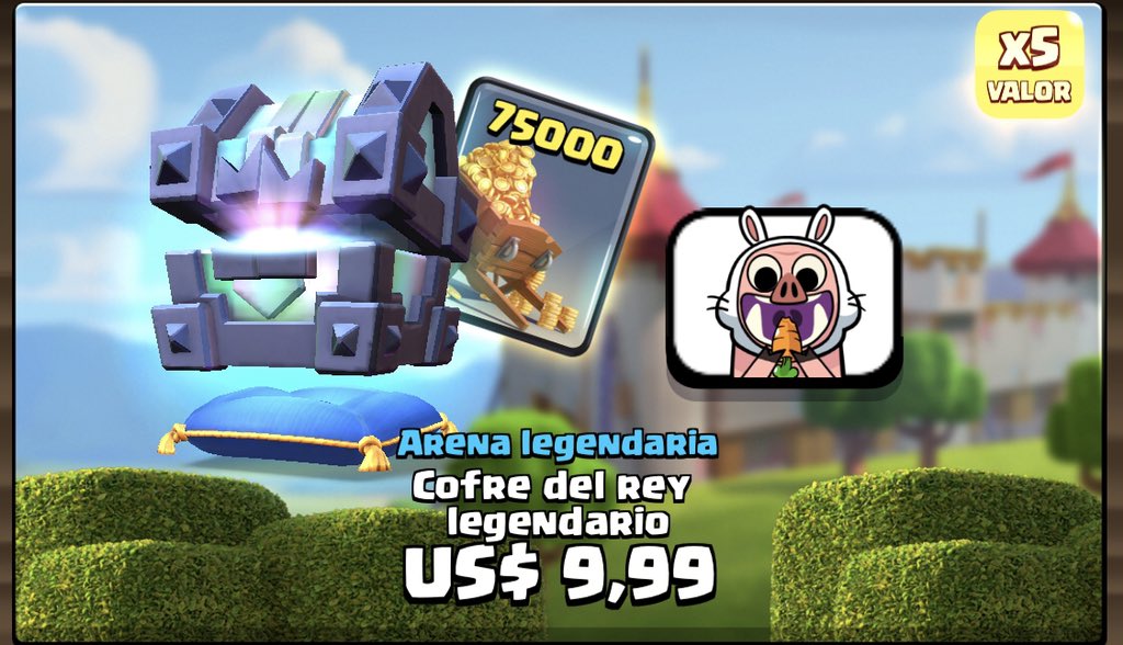 🎉¡SORTEO NUEVA OFERTA🎉

• COFRE DEL REY LEGENDARIO + 75.000 DE ORO + NUEVO EMOTE 🕊🐵

Requisitos : 
Retweet ✅ y MG ❤

SEGUIRME <a href="/Rockstar_YT/">RockstarCR 🐵</a> 
SEGUIR A <a href="/MadRaiderCR/">Nicolás Studer</a> ✅
SUSCRIBIRSE A youtube.com/madraiderrcq

GANADOR 18 DE ABRIL POR LA TARDE 🐵 pic.x.com/gS63NwJy2R