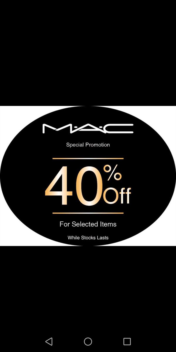 MAC special promotion on selected items while stocks last! Visit our Garden City, Junction, Village Market and Hilton Arcade stores #MACmakesEasterspecial