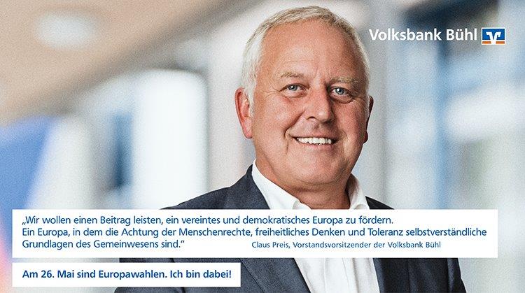 claus_preiss's tweet photo. Am 26. Mai sind Europawahlen. Ich bin dabei ! https://t.co/IIVCEXAL5A