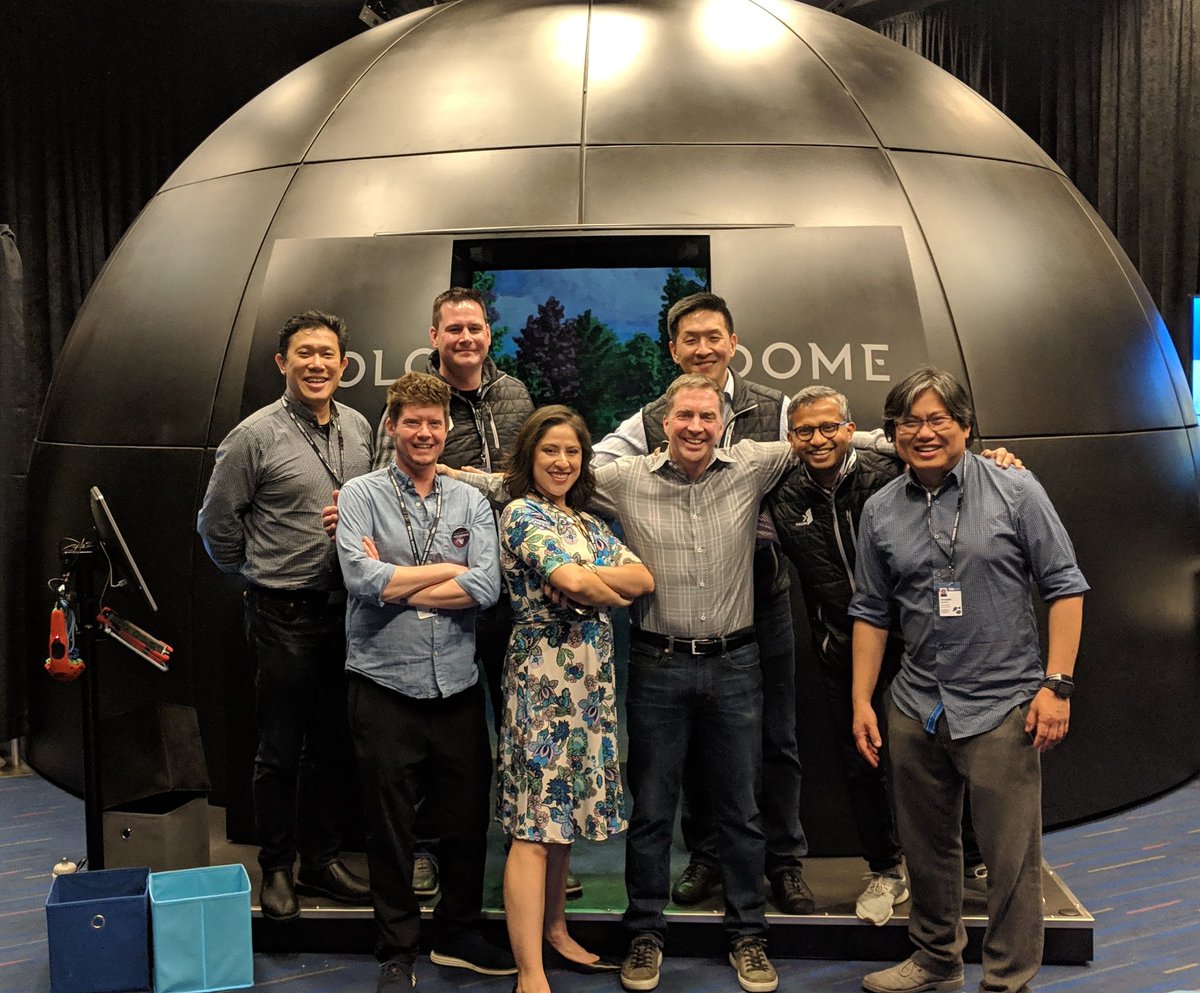 holodome360's tweet photo. Thanks to all the #TED2019 guests who came to our event this evening, it was our pleasure to share #Holodome with you!

 @artmin @kamal_srini @SusanJimenezG @mtanu @CooperMoo @JosephLaurino @pattybobatty79 https://t.co/P9OVRbytFU