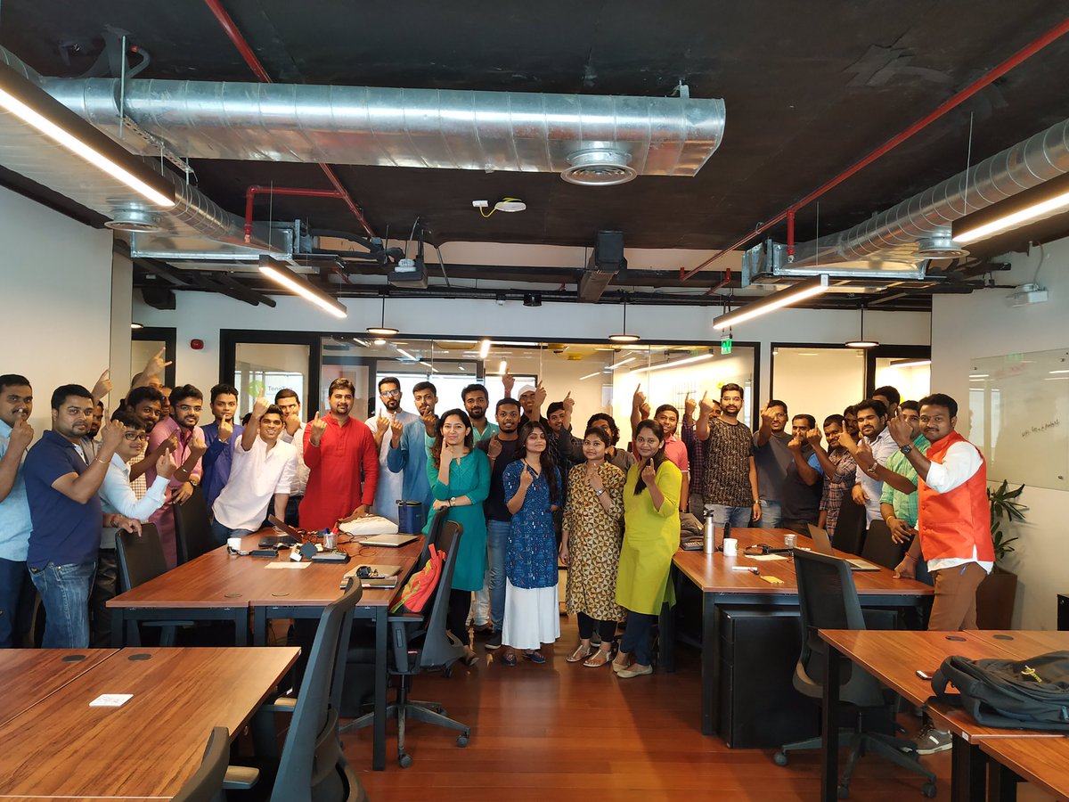 tonetag's tweet photo. When the future of our country lies in our hands, it is imperative that we use it wisely. #TeamToneTag went out and voted today. Have you? 

#HumansOfToneTag #Bengaluru #ToneTagFamily #Elections #GoVote #VoteKar #SochKarVoteKar https://t.co/qZT1OTtHny