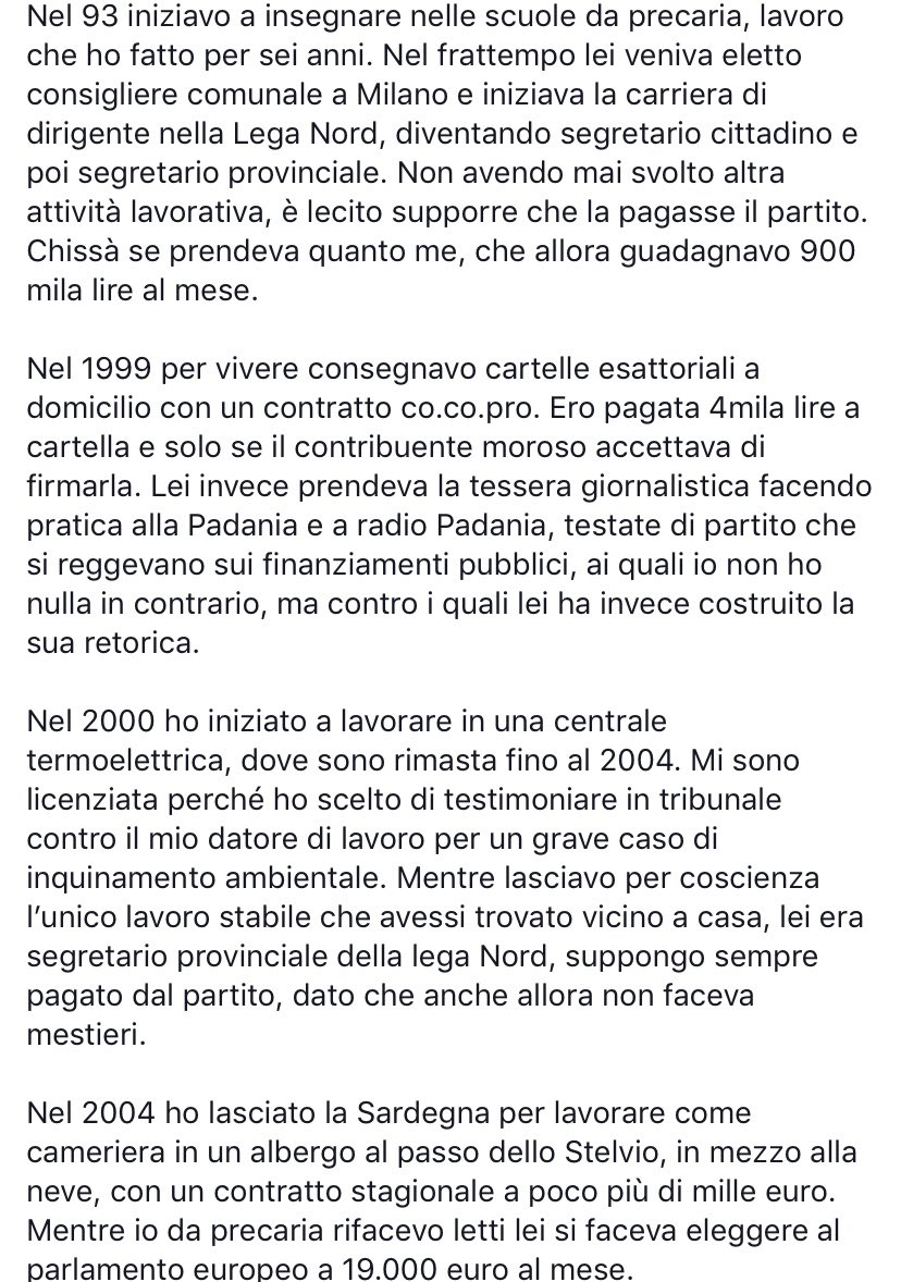 Allampino's tweet photo. Io penso che dovremmo tutti ringraziare Michela Murgia perché questa retorica da uomo del popolo di Salvini ha anche rotto 3/4 di minchia eh https://t.co/EpiDPmAqaQ