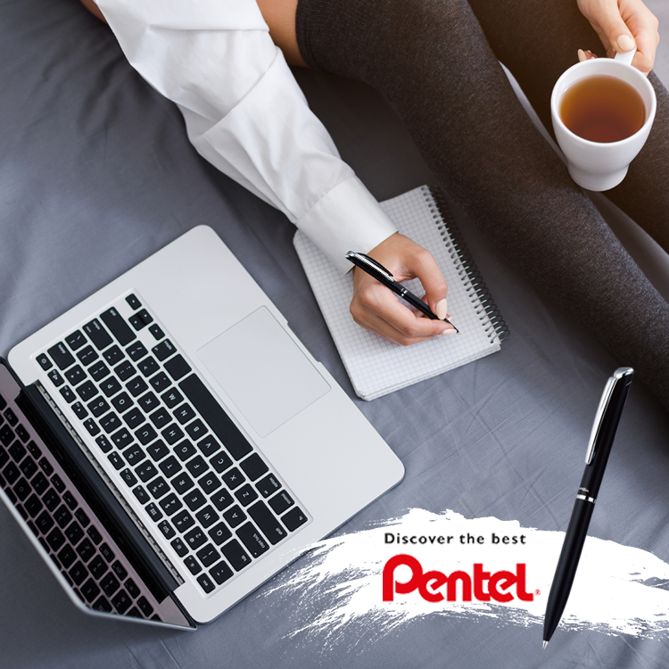 PentelSA's tweet photo. As we ease into the colder months, nothing beats staying cosy and getting stuck into your writing with your favourite Pentel pen! #Pentel #writing #coldseasons https://t.co/4CdGtK2RnM