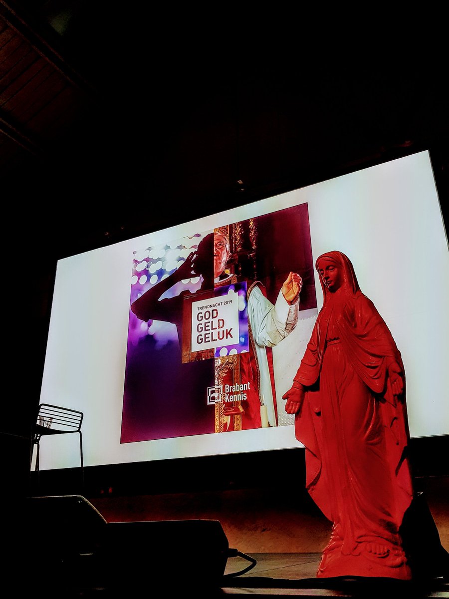 'Geluk kan niet worden nagejaagd, het moet volgen' #viktorfrankl #trendnacht2019 #BrabantKennis over '..God..Geld..Geluk..' op 17 april, vanaf nu 'Dag van het Verlangen'. Inspirerend betoog door <a href="/lammertkamphuis/">Lammert Kamphuis</a> @BrabantKennis