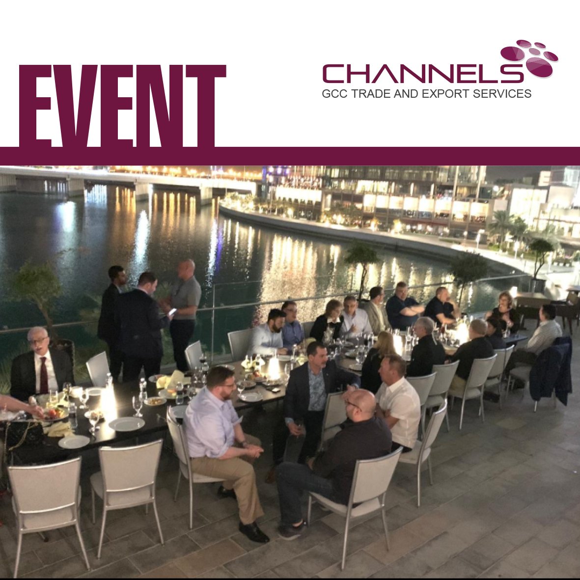 Channels hosted a dinner for the IDEX Michigan delegation at Hanaaya Restaurant, Abu Dhabi