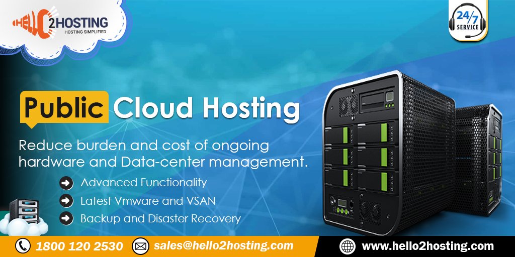 Hello2Hosting's tweet image. #Hello2hosting - Public #CloudHosting Services for enhanced your business growth. Get the most secured &amp;amp; reliable #hosting_services with 24x7 supports.

For more info: hello2hosting.com/public-cloud-h…