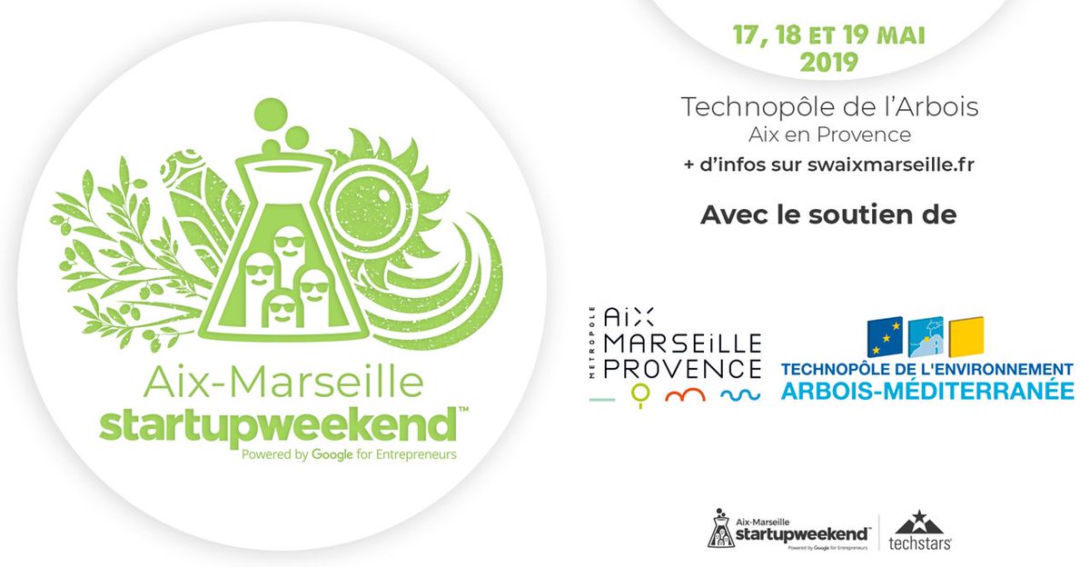 swAixMarseille's tweet photo. ❤ #MERCI ❤ @technopolarbois @ampmetropole
Partenaire de Startup Weekend Aix-Marseille du 17 au 19 mai #SWAM2019
Rejoignez nous : https://t.co/0ACNQN6ak3
#startup #swam #weloveyou https://t.co/89Xr9cjnQd