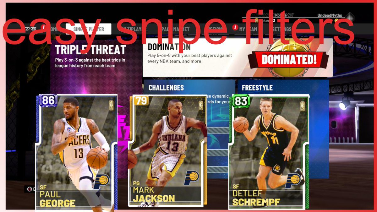 NotLoxi's tweet photo. New Myteam snipe filter out now !!!
https://t.co/NVIzfLvpyF
#myteam #snipefilter
#sub4sub #view4view #NBA2K19 #NBA2K20 #nba2k19 #2kmyteam #PS4share https://t.co/hLWFnh8TcL