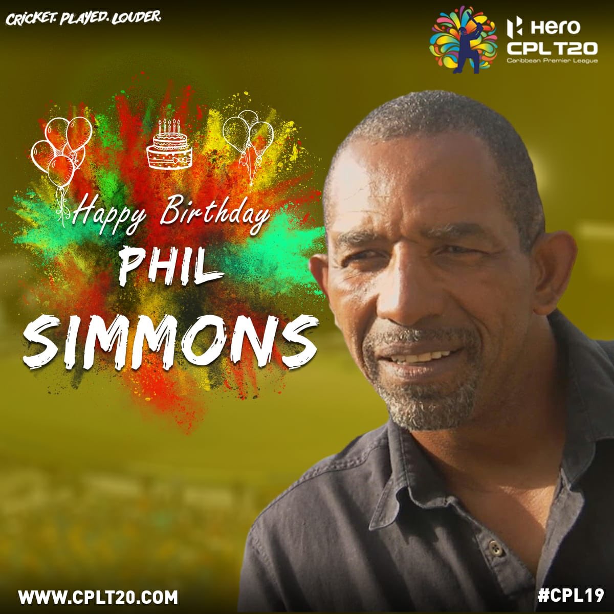 Happy Birthday to the one and only Phil Simmons!!!   