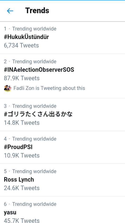 santifi's tweet photo. Ayo jadikan trending no. 1 WorldWide
Help Indonesia
 #INAelectionObserverSOS https://t.co/hr7tyflSZo