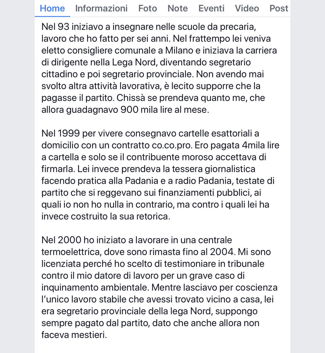 TizianaFerrario's tweet photo. narciso arrogante chiacchierone e fancazzista....in sintesi @matteosalvinimi raccontato da Michela Murgia https://t.co/LgJeYIgB0O