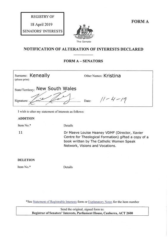 New page detected on the register of Senator the Hon Kristina Keneally. Help make these disclosures searchable here: burntheregister.com/project/keneal…