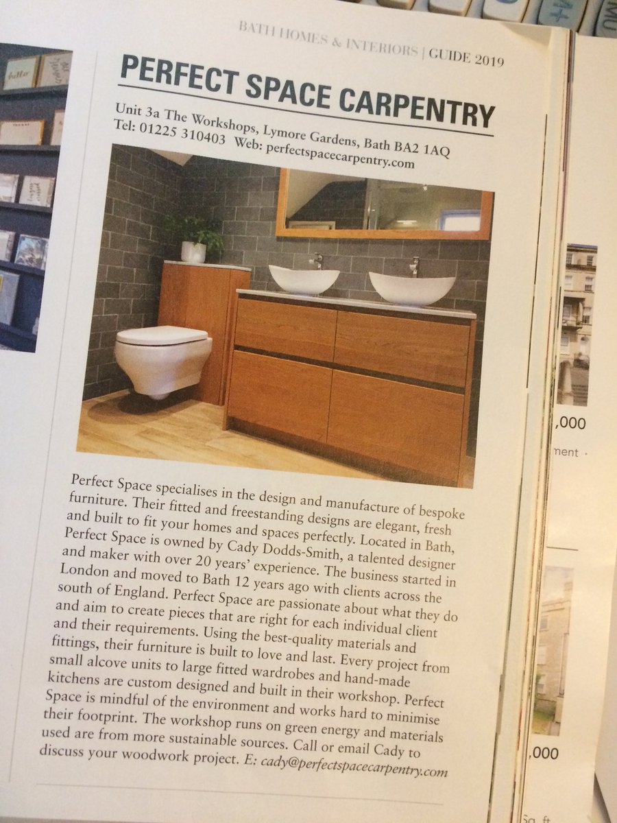 In the Bath Magazine interiors section #paidadvert