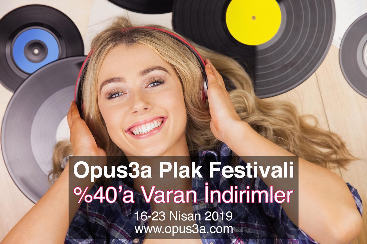 Opus3a Plak Festivali Başladı. 
1.200'den fazla yerli ve yabancı plak indirimli olarak satışa sunulmuştur. Kampanyamız stoklarla sınırlıdır. Türkiye içi teslimatlarda 125 TL ve üzeri siparişlerde kargo bedava.