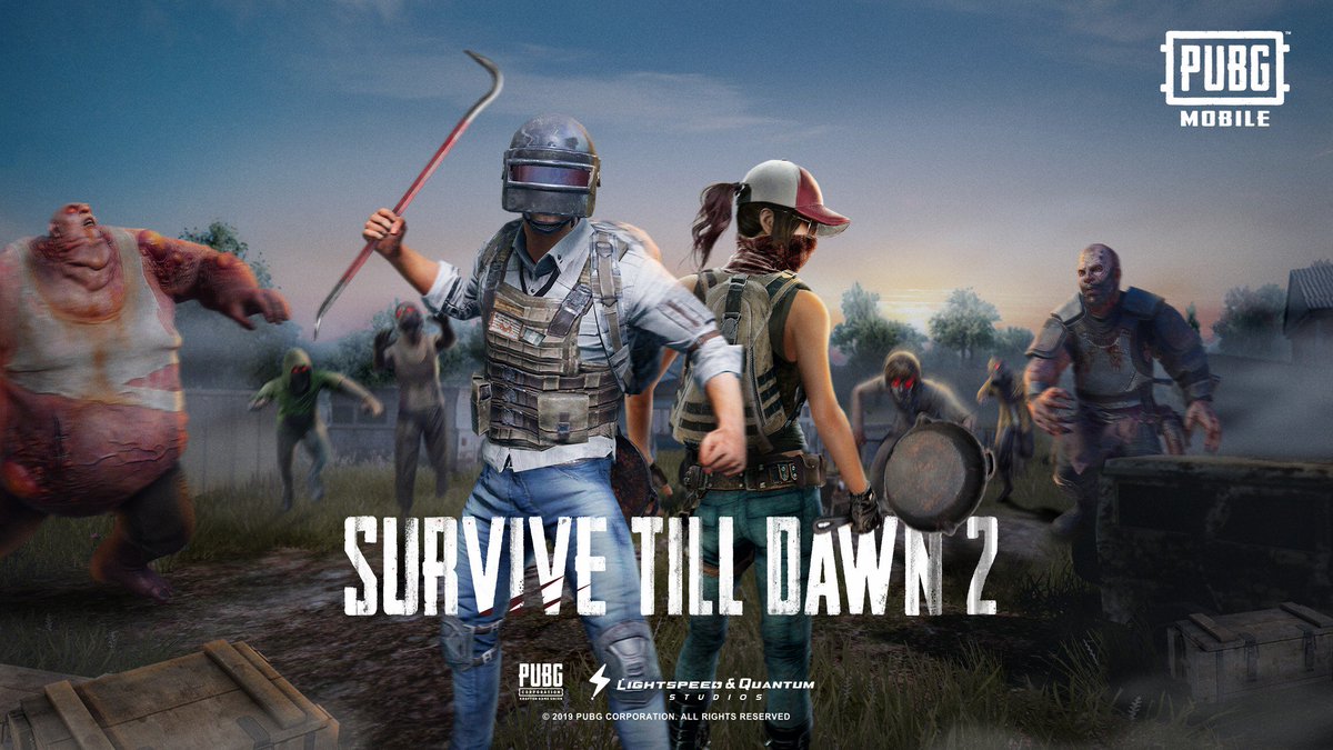 Pubg Mobile Japan お知らせ Eventモード Survive Till Dawn がアップグレード Zombie Survive Till Dawn 2 となって帰ってきました チームメイトと共に 夜明けまで生き残ろう Pubg Mobile T Co E8qvwubuy7
