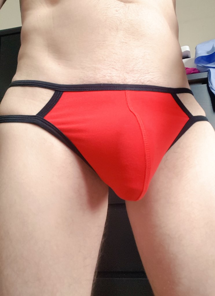 underweargasm's tweet photo. Before I go to work I'm gonna do some underwear shopping. Wanna join me? Today I'm wearing this red thong (no brand).

#thongthursday #thong #mensthong #malethong #mensthong #manthong #thongbooty #mensunderwear #thongs #meninthongs #meninunderwear #maleunderwear #gayunderwear https://t.co/i8APN69ffy