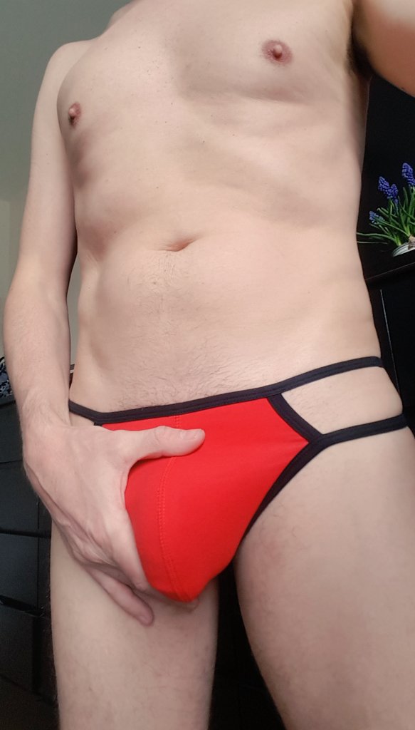 underweargasm's tweet photo. Before I go to work I'm gonna do some underwear shopping. Wanna join me? Today I'm wearing this red thong (no brand).

#thongthursday #thong #mensthong #malethong #mensthong #manthong #thongbooty #mensunderwear #thongs #meninthongs #meninunderwear #maleunderwear #gayunderwear https://t.co/i8APN69ffy
