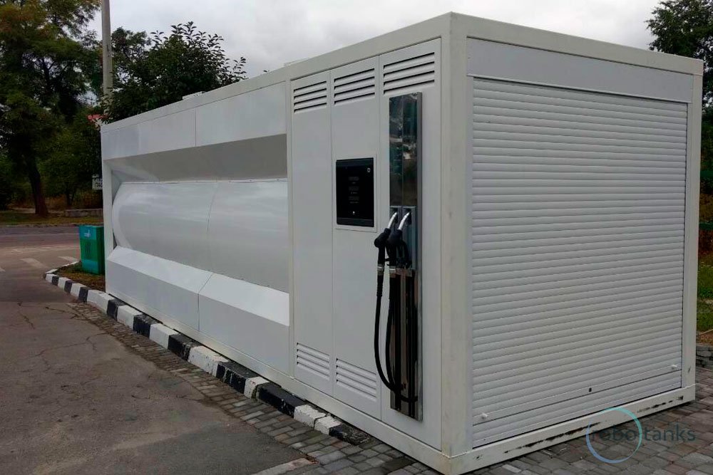 Robotanks_LLC's tweet photo. Portable gas station "Robotanks K1" - up to 4 types of fuel, tank container up to 40 m3, occupied area: up to m2. All other information at our website - https://t.co/rE3M5otuVn https://t.co/WxMiPcUtOd