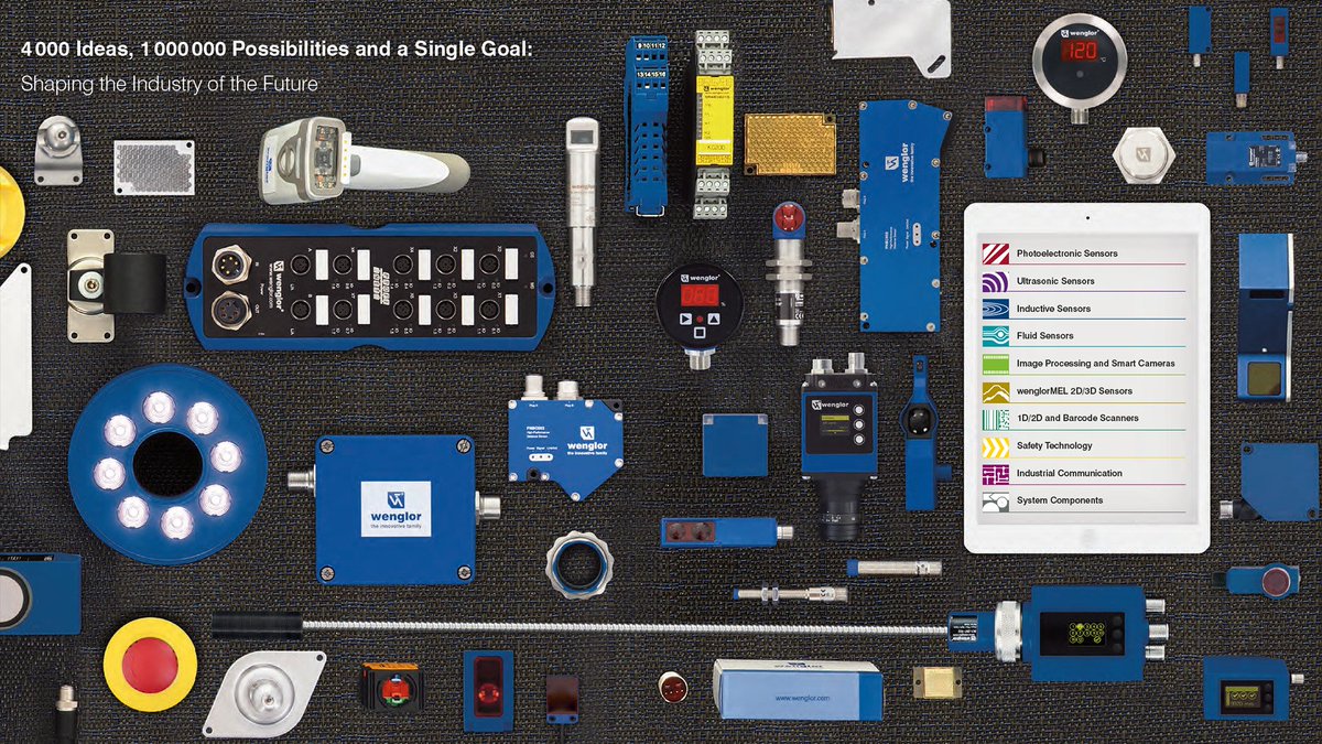 wenglorDE's tweet image. 4000 ideas, 1000000 possibilities and a single goal: shaping the industry of the future. Our portfolio of intelligent #Sensors, #ImageProcessing, #CodeReading, Safety products as well as 2D/3D Sensors offers a smart solution for any #automation challenge!
bit.ly/wenglor_CorpBr…