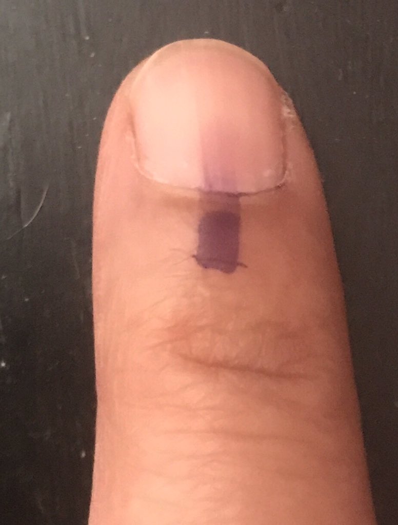 #FirstTimeVoters can go directly to #ElectionBooth and #VoteForIndia if you have only #IDCardNumber and  #NoVotersID along with #AadhaarCard like my son did. That’s real #ProgressiveIndia #DigitalIndia #Election2019 is key for #IndiaFuture #VoteMaaDi @WeAreBangalore
