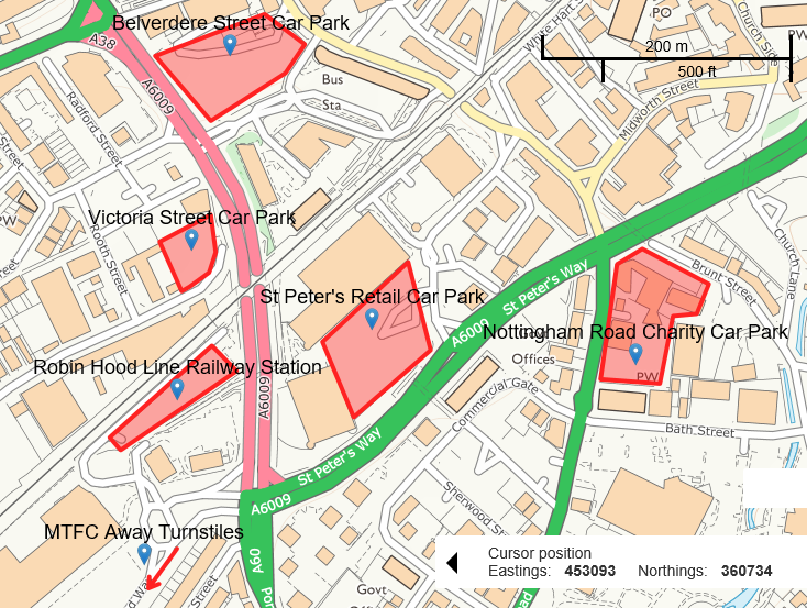 MansPolFootball's tweet photo. @ShrimpsOfficial  fans attending #Mansfield for @mansfieldtownfc v @ShrimpsOfficial will find parking available North of the #OneCallStadium all within walking distance to the ground.@ShrimpsFCPolice https://t.co/vWyHOPjTaR
