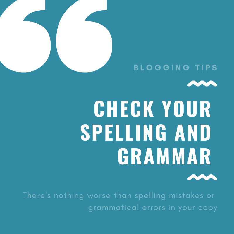 bloomdigitaluk's tweet photo. Day 9 of 10 in our blog tip series! #spelling #grammar https://t.co/izQQpC0mVC