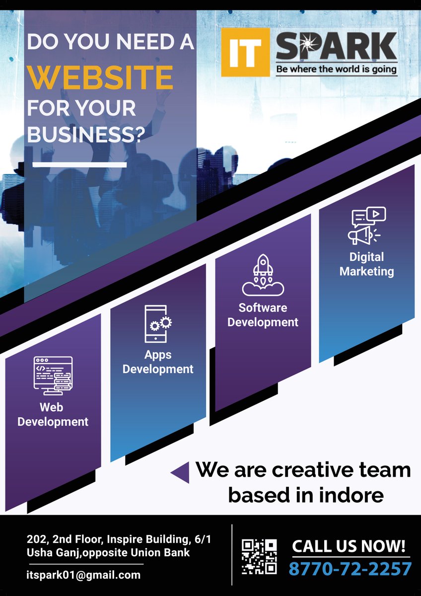 ITspark4's tweet image. Are you going to start you own online business? Just give us a chance, we have the best solutions for you. 
Make a call on 0731-4988856 / 8770722257 
website: itsparktechnology.com
#webdesign #webdevelopment #mobileapps #seo #smo #webapplications #itsparktechnology