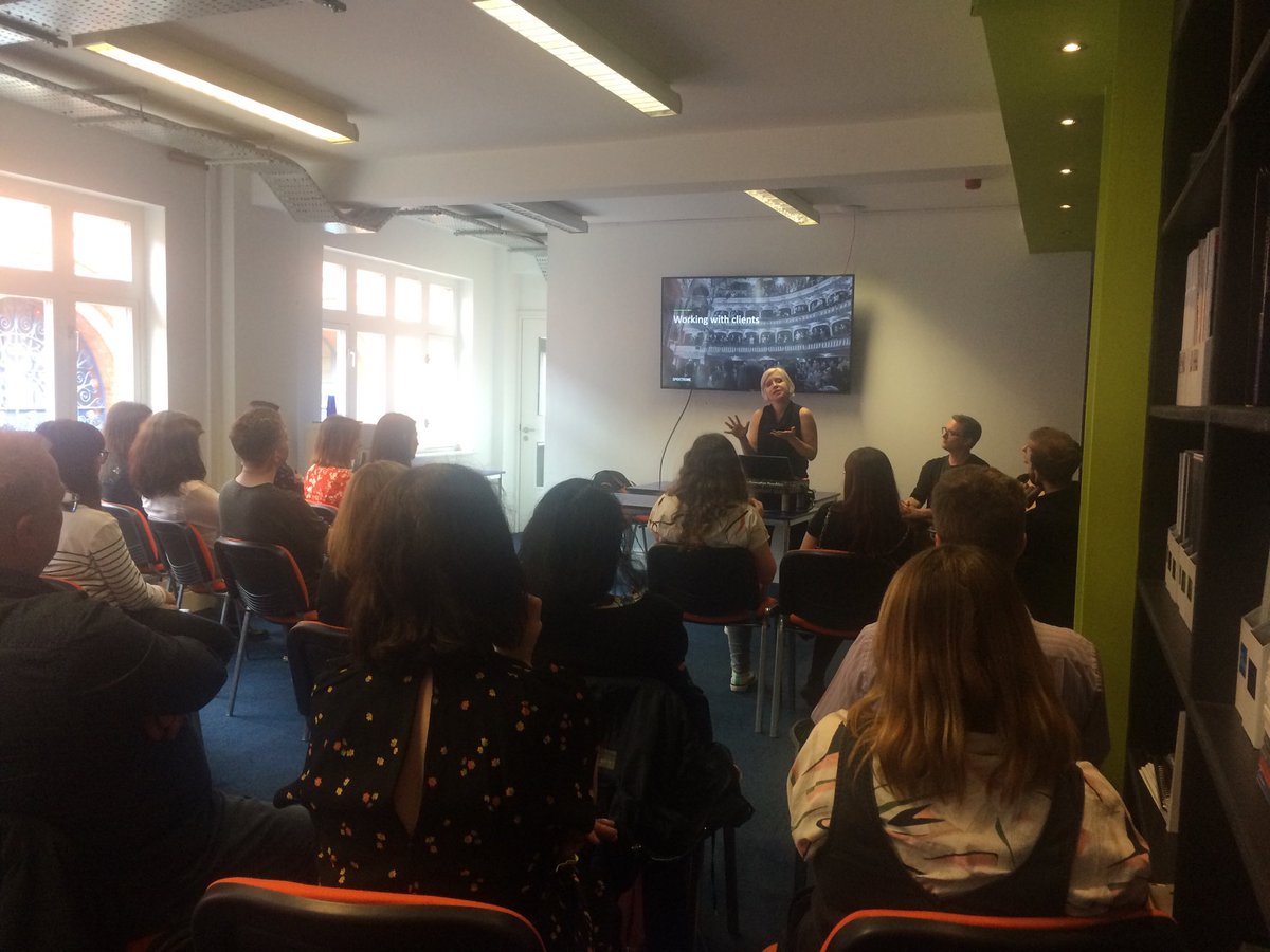 MHMinsight's tweet image. “Hi, I’m Brooke. I’m Stimulation.” Fantastic Culture Segment intros from the good folk from ⁦@spektrix⁩ who at MHM offices today to discuss #creativepartnerships #audienceengagement and #deeperinsights