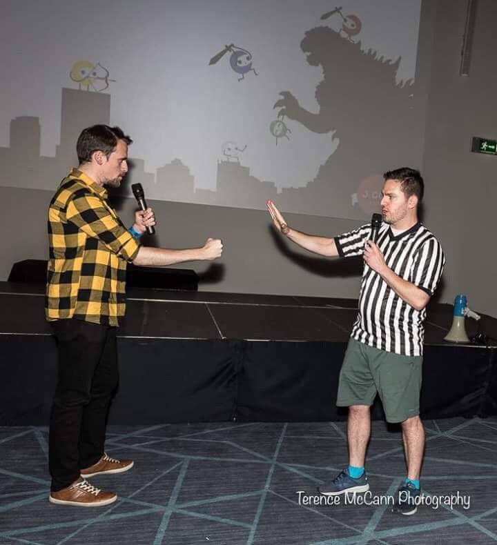 JConIreland's tweet photo. Minna San Konnichiwa!
We are so excited to share all things JCon 2019 soon !!! but for now please enjoy a #tbt photo of our director Joe looking as he is the Mighty Godzilla 😂😂😂 #tbt #godzilla #jcon #japanese #ireland #irishcon #jcon2018 https://t.co/COygTcmKF7