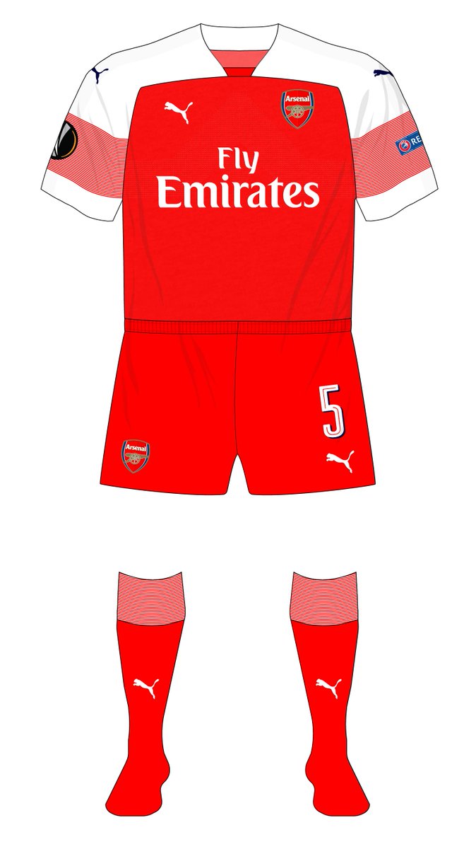 arsenal red shorts