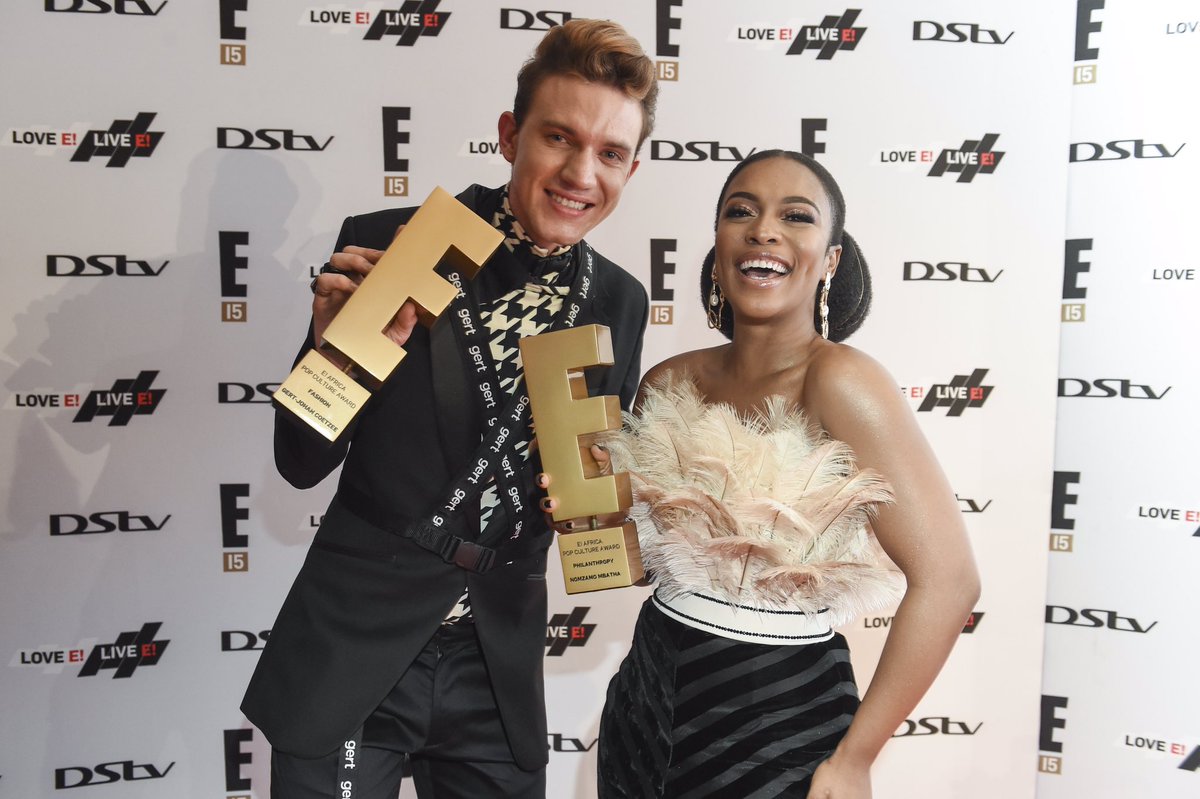 UniIntlStudios's tweet photo. Some of the biggest names in African pop culture gathered in Joโburg last week to celebrate 15 years of E! Africa. The party included an epic cake and bespoke cocktails, along with a red carpet and a selfie booth to capture the nightโs glam looks ๐ฅณ #15YearsOfE #LoveELiveE https://t.co/q0FY0R3fyC
