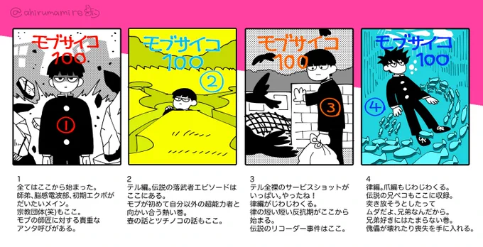 原作の見どころや感想をまとめた自分用のメモです。
これから単行本買う人も参考に良ければ…と思ったけど、私情が込められ過ぎててあんまりアテにならないな…まいったな…。
(ぼかした言い方してますが、人によってはネタバレだと思うので注意)
全巻購入?正しい判断です!!! 