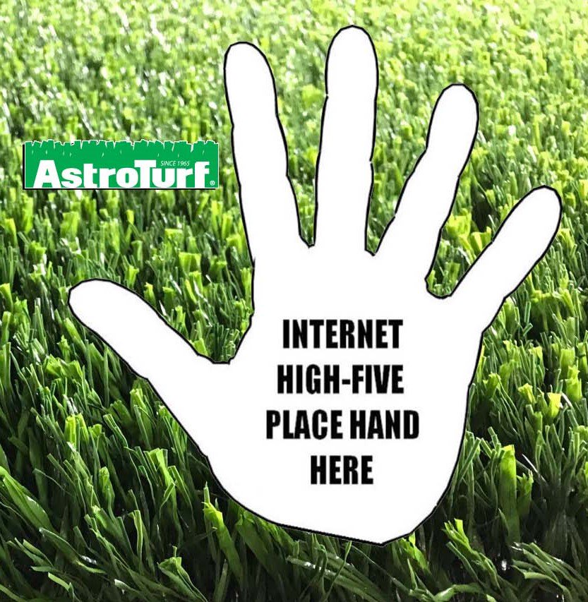 AstroTurfUSA's tweet image. It's #NationalHighFiveDay so here's a high five to all of our customers, employees, distributors, partners, and friends! You're the best! #gimmefive #uphigh