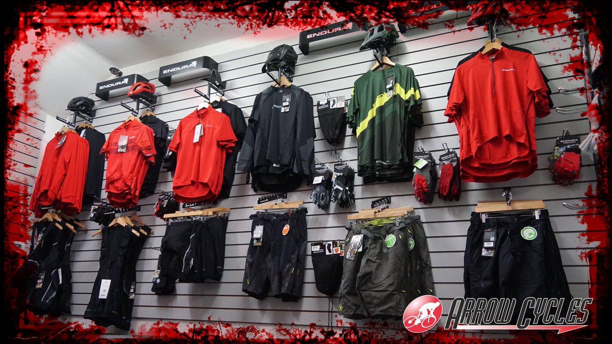 Our Spring/Summer Range has arrived just in time for the Bank Holiday rush here at Arrows Cycles. 
Why not pop by and take a look in our dedicated clothing room.
Remember we are OPEN on Good Friday too.