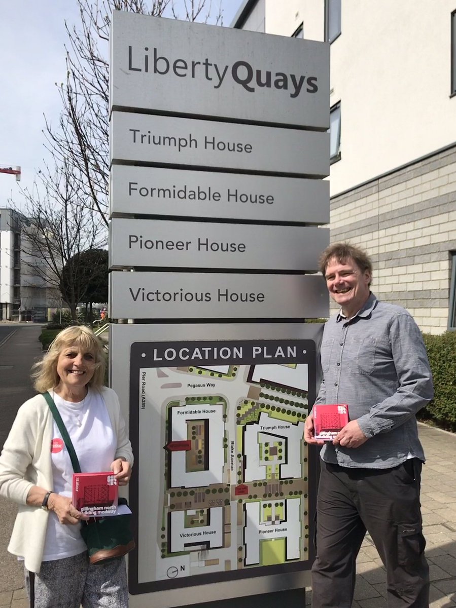 CllrAndyStamp's tweet photo. Great morning on the #LabourDoorstep at Liberty Quays and Victory Pier in #Gillingham with Pat Cooper and Adam Price!

#MedwayElects19 #MedwayForTheMany
#RebuildingMedway https://t.co/Hu0VzO9YeX