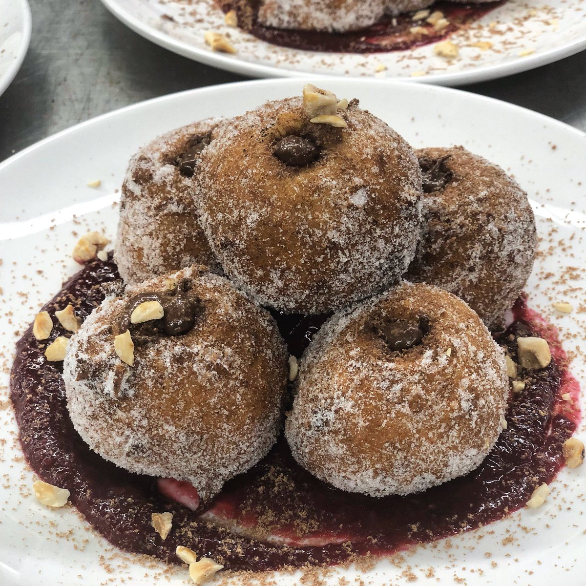 Jen_Royle's tweet photo. Our zeppoli game is strong @TableBoston #Dessert #LastCourse https://t.co/rs3uRDpmkn