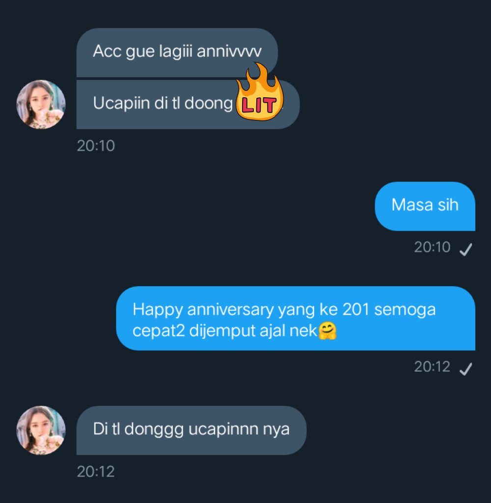 cotarux's tweet image. Banyak amat maunya nih orang tua, tapi gapapa hormati yang tua,, uda bau tanah jga, ksian 😢 #happyanniversary nek