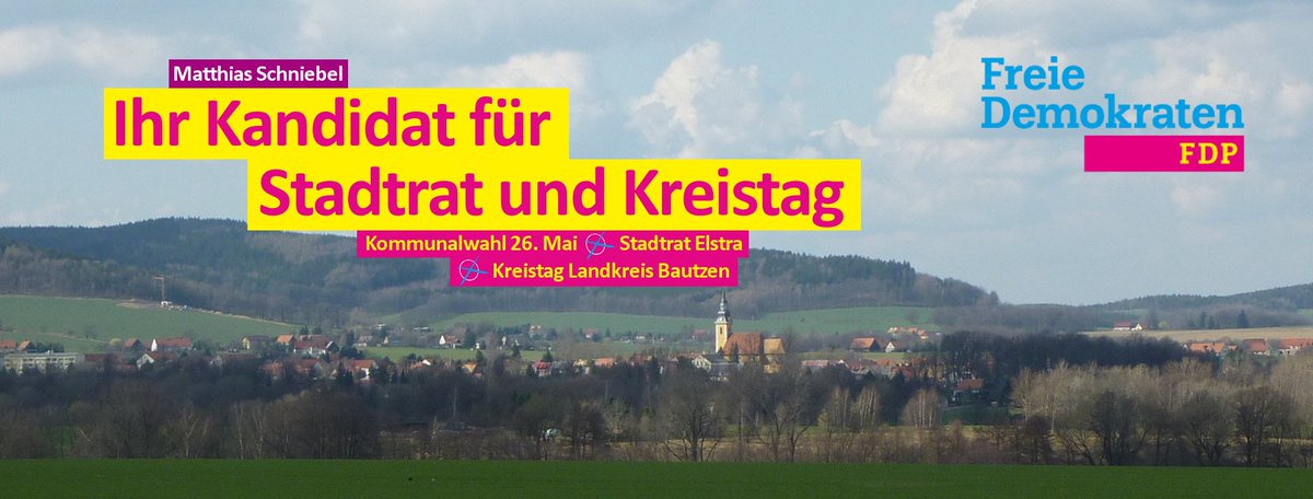 schniebel's tweet photo. Matthias Schniebel - Ihr #Kandidat für den #Stadtrat von #Elstra und den #Kreistag des Landkreises #Bautzen - #Kommunalwahl2019 https://t.co/iUR50Juta1