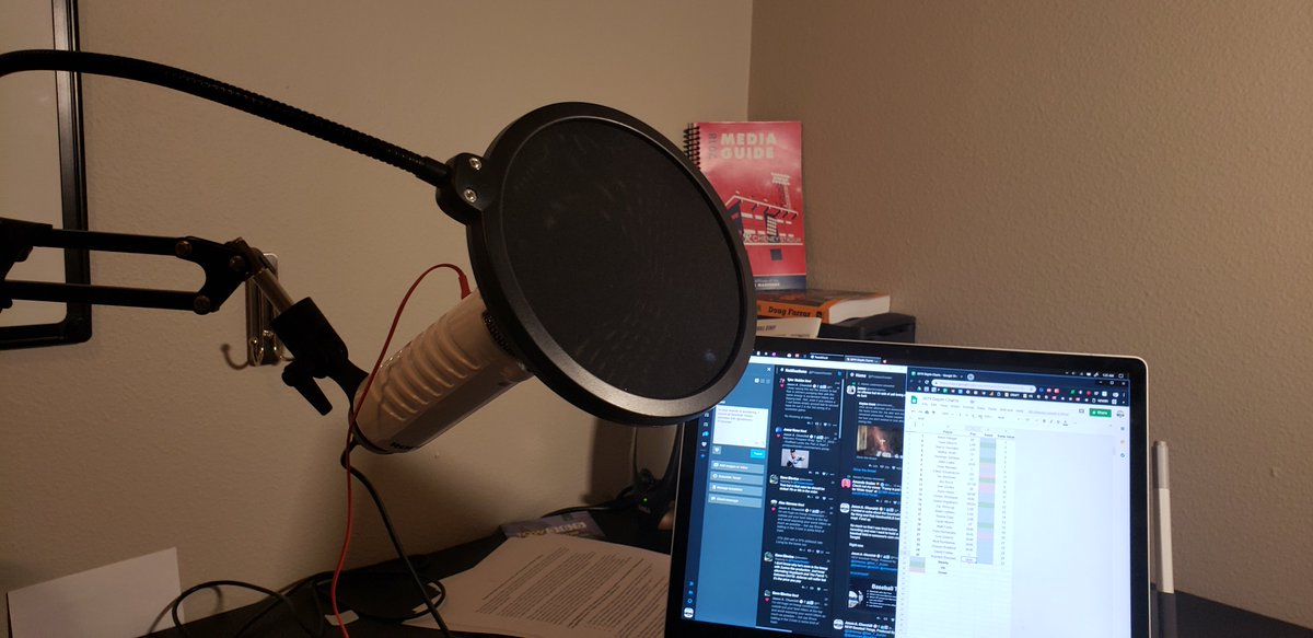 ProspectInsider's tweet photo. In case anyone is wondering, I record all Baseball Things episodes with @rodemics 'Podcaster.' Not super pricey, easy to use, it doesn't take a pro/genius to podcast.
The recording and editing software is free. There is no host, so no hosting/storage fees, either.
#gopodcast https://t.co/c7LSrPPHju