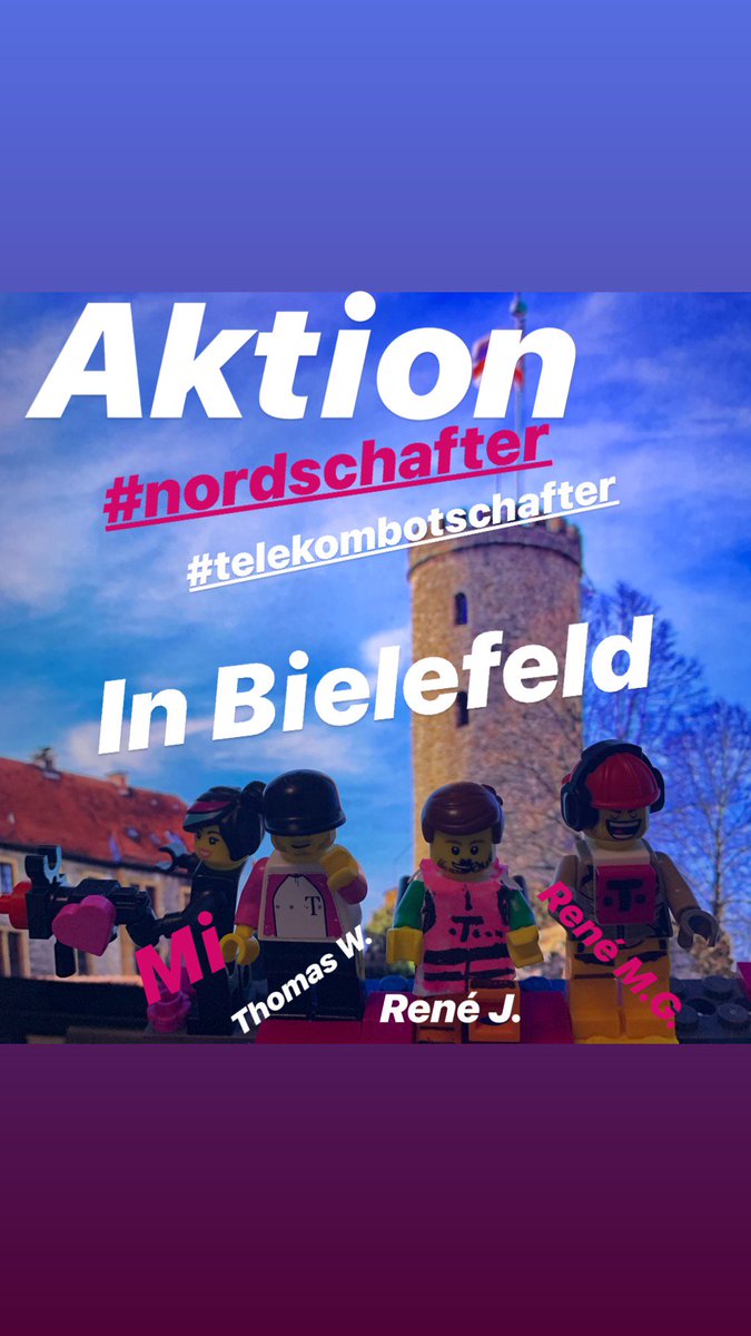 rene4010j's tweet photo. Die #Telekombotschafter sind los. Verfolgt uns in #liebefeld unter dem #nordschafter auf der #telekomwall 🙏💖 >>>Aktion<<< https://t.co/PjQONoMp1a