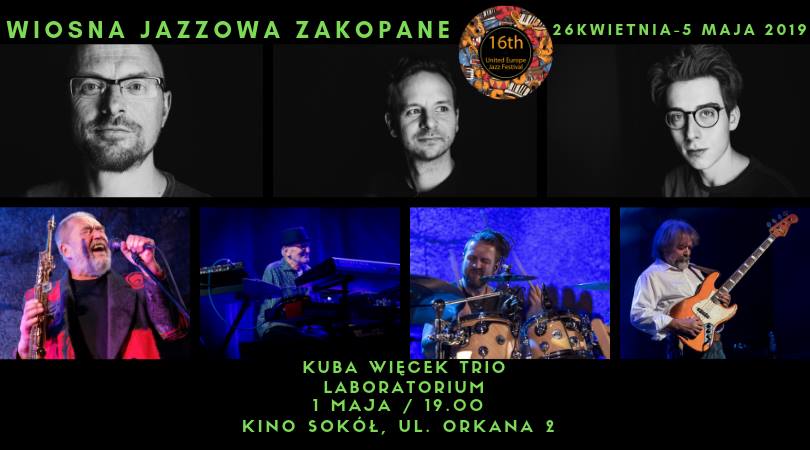 WiosnaZ's tweet photo. Polish jazz scene is sweet! Plain and simple: May 1, Kuba Więcek Trio, Laboratorium.
Polska scena jazzowa atakuje: 1 maja, Kuba Więcek Trio, Laboratorium.
You're welcome/zapraszamy!
#PolishJazz #JazzDay #UNESCO #Jazz #Zakopane #fusion #WiosnaJazzowa #JazzSpring https://t.co/Po8dDdHHuO