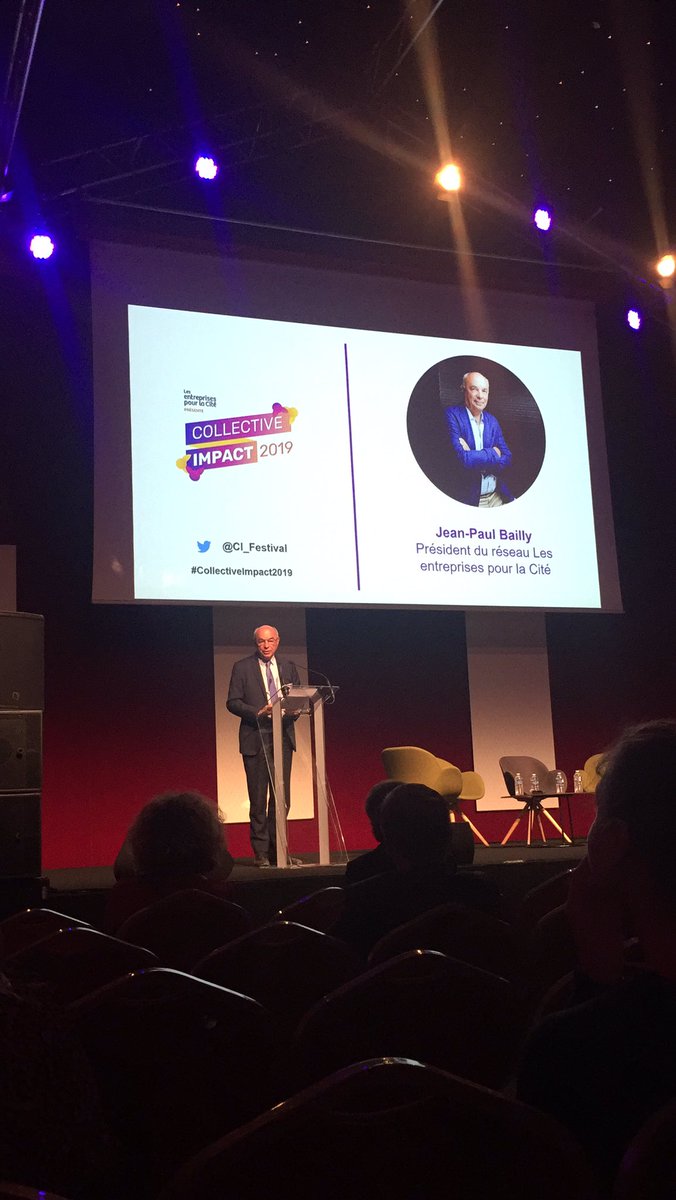 Ouverture par Jean-Paul Bailly de la 1ere édition du <a href="/CI_Festival/">COLLECTIVE IMPACT</a>. 1 journée de réflexion sur le rôle et la place (à prendre?) de l’entreprise ds la société. Sujet essentiel, en particulier dans le contexte actuel. #rse #prospective #construirensemble #CollectiveImpact2019