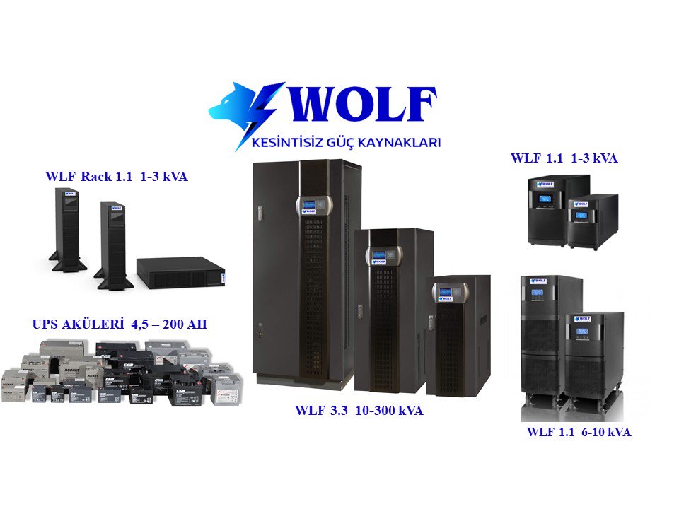 UPS SATIŞ 
UPS BAKIM
 UPS ONARIM
7/24 TEKNİK SERVİS 
UPS AKÜ KAMPANYASI

TEL : +90 (216) 316 96 53

TEL : +90 (553) 756 96 53

MAİL : info@wolfelektronik.com.tr

WEB : wolfelektronik.com.tr

#UPS 
#uninterruptiblepowersupply
#powersupply
#kesintisizgüçkaynağı
#kesintisizenerji