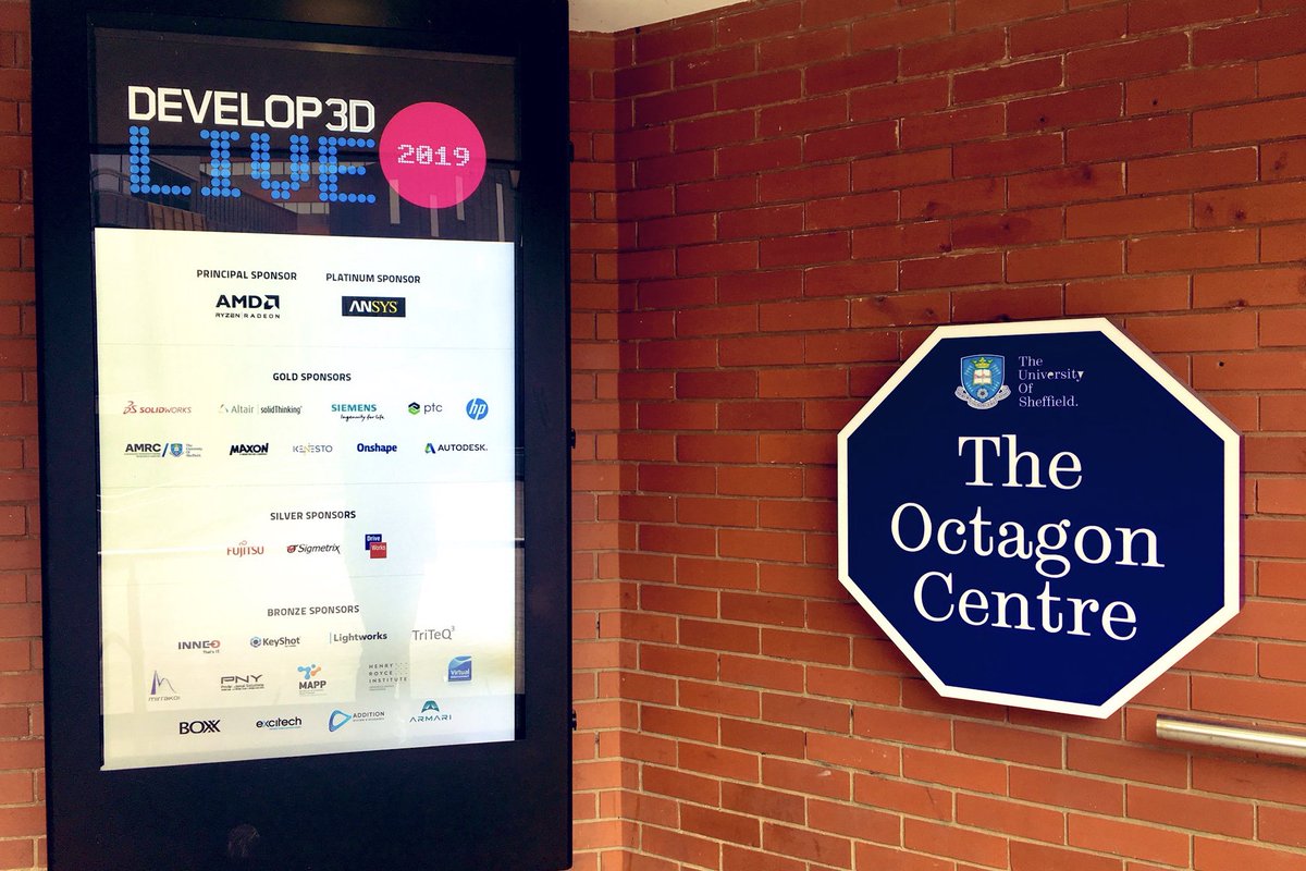 true_ben's tweet photo. Thanks to @DEVELOP3DLive for hosting a great show in our home town #Sheffield. Thanks also to everyone who came to our session on @Slipstream_1 and visited the @SiemensPLM booths.

@alistardean @rhbBSE @martynday @GregCorkeGreg @LightworkDesign @hackrod_inc https://t.co/kzn09yl9KV