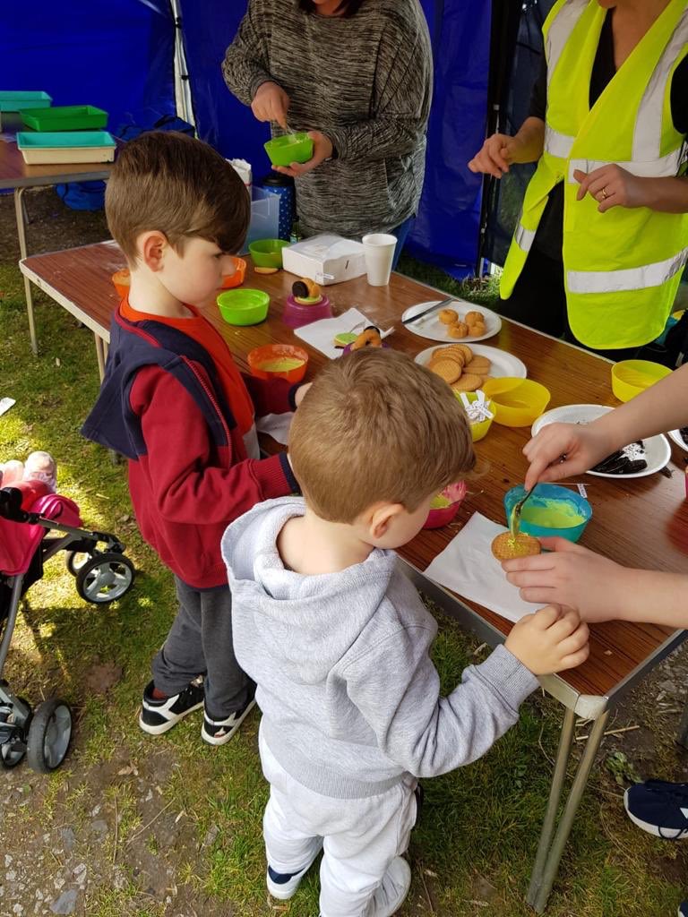 ElimLifeChurch's tweet photo. Such a good day yesterday as we celebrated Easter on the Wyrley Birch! Lots of families blessed! Great to work in partnership with others to bless our communities. #makethemostofeaster #transformourcommunities #lovebrum #church https://t.co/aEJ8qqrtdU