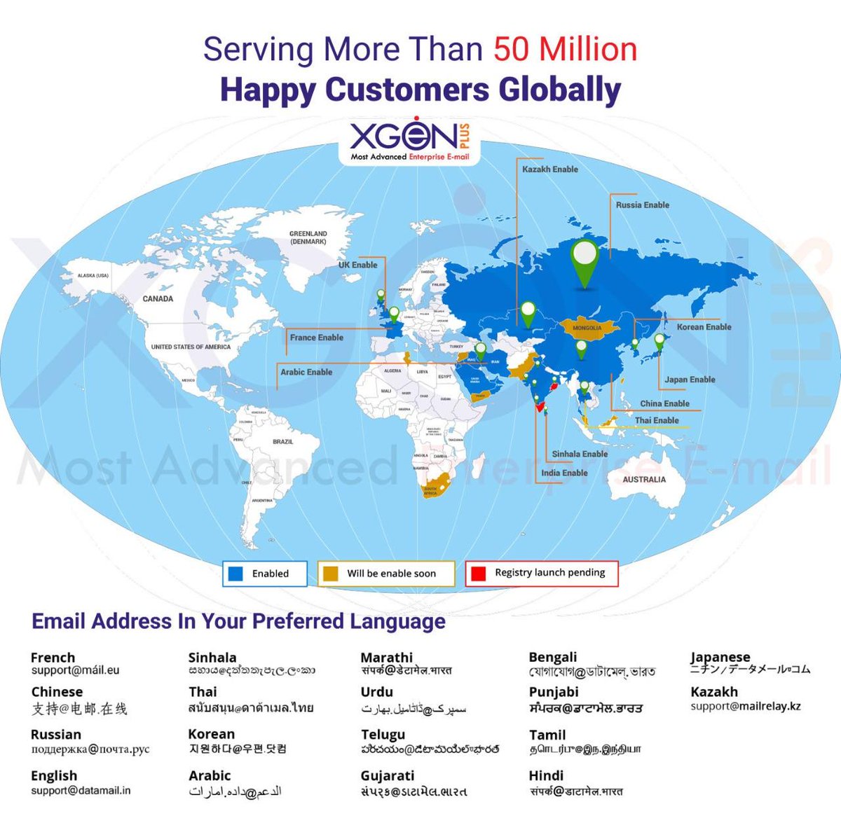 xgenplus's tweet photo. Our hunger to do something different has set us beyond other #emailproviders. We are happy &amp; proud to serve 50 million customers with our advanced &amp; unique email solution - Xgenplus. Come &amp; join our growing number of Happy &amp; Satisfied customers @ https://t.co/ByTRwXA1K2 
#partner https://t.co/90Sgzvf6Y6